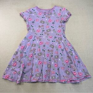 Barbie Girls Dress in Purple - Size Small (6/6X)